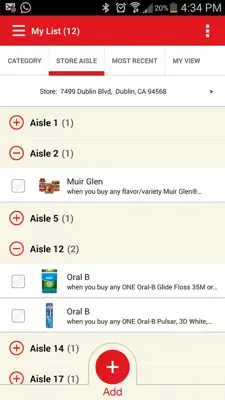 Safeway android App screenshot 1